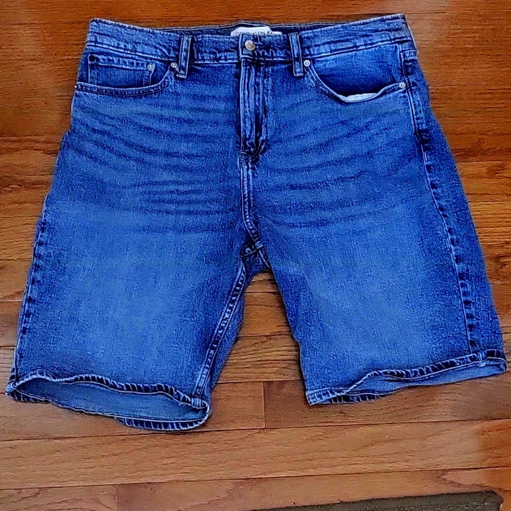Calvin Klein Jean shorts.